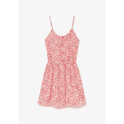 Robe droite fille YULIGI rouge