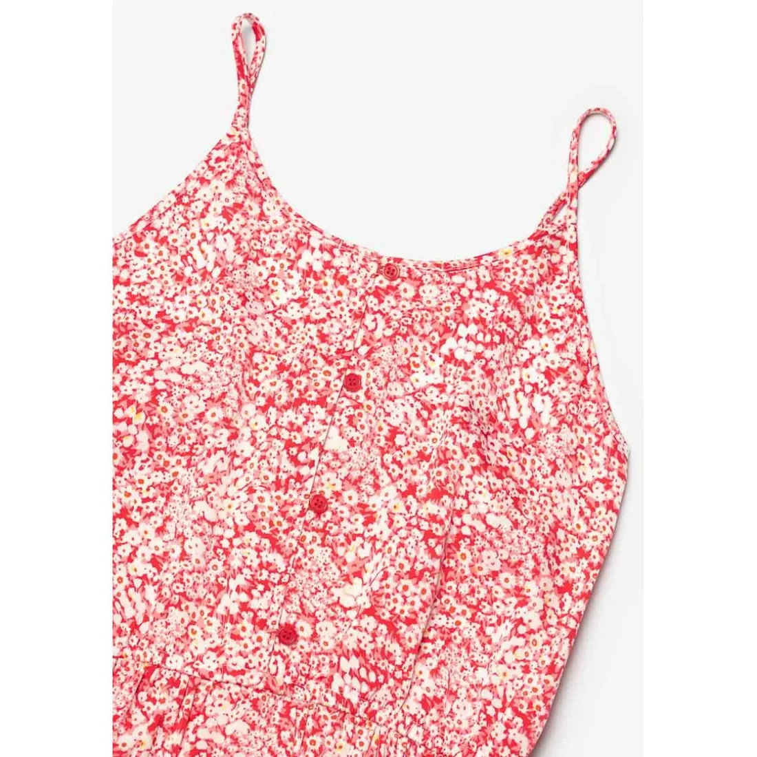 Robe droite fille YULIGI rouge
