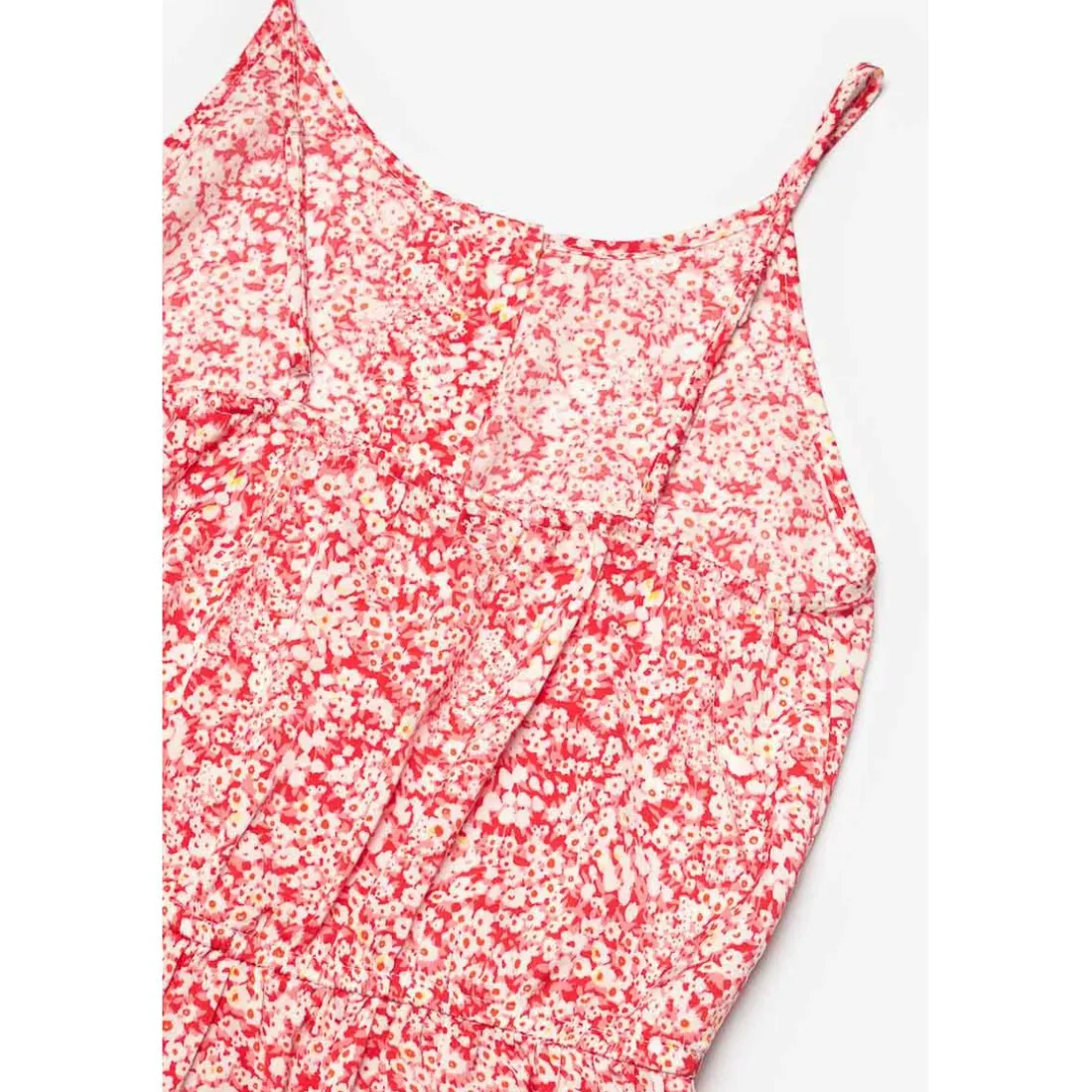 Robe droite fille YULIGI rouge