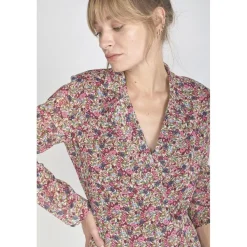 Robe droite HABBES rose