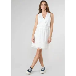 Robe droite HELIOT marron Sia en coton