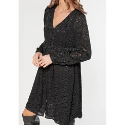 Robe droite IRON noir