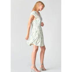 Robe droite JASNA bleu Xia