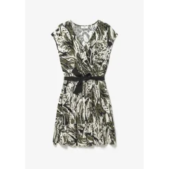 Robe droite PAGE vert en viscose