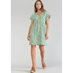 Robe droite TATE bleu