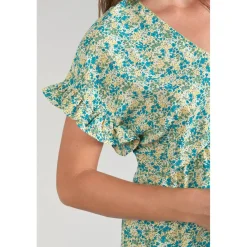 Robe droite TATE bleu