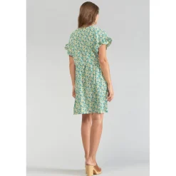 Robe droite TATE bleu