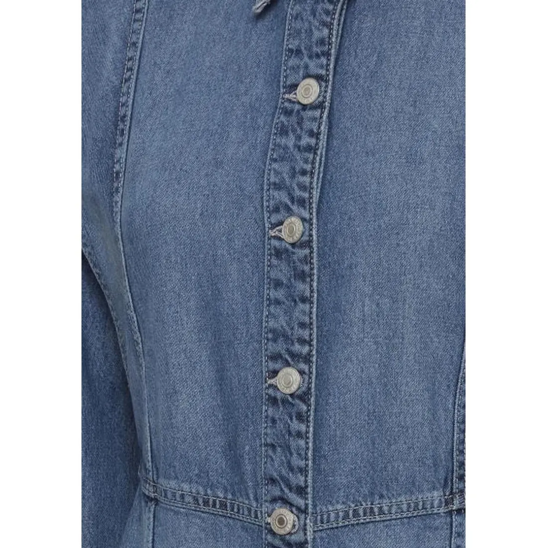 Robe en jean femme bleu