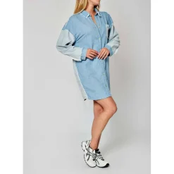 Robe En Jean LOANE bleu en coton