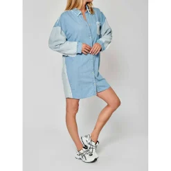 Robe En Jean LOANE bleu en coton