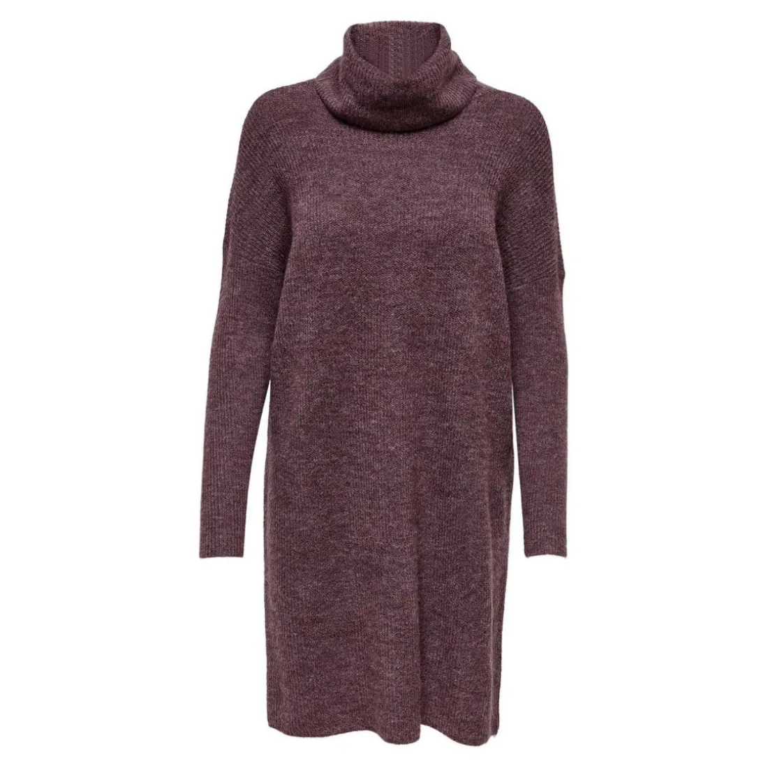Robe en maille Col bénitier Manches 3/4 Au-dessus du genou rouge Ula