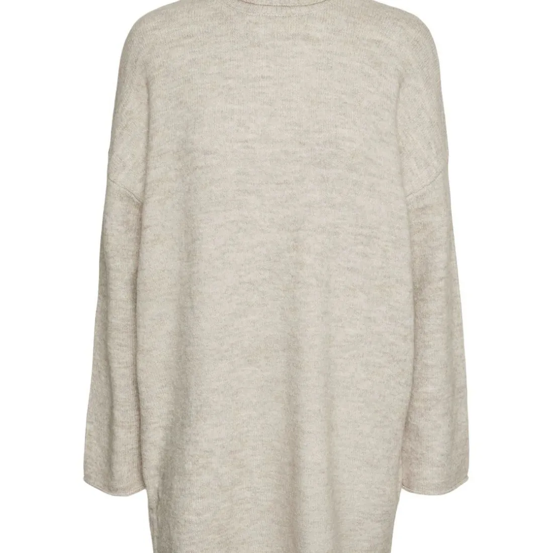 Robe en maille gris clair Gemma Rae