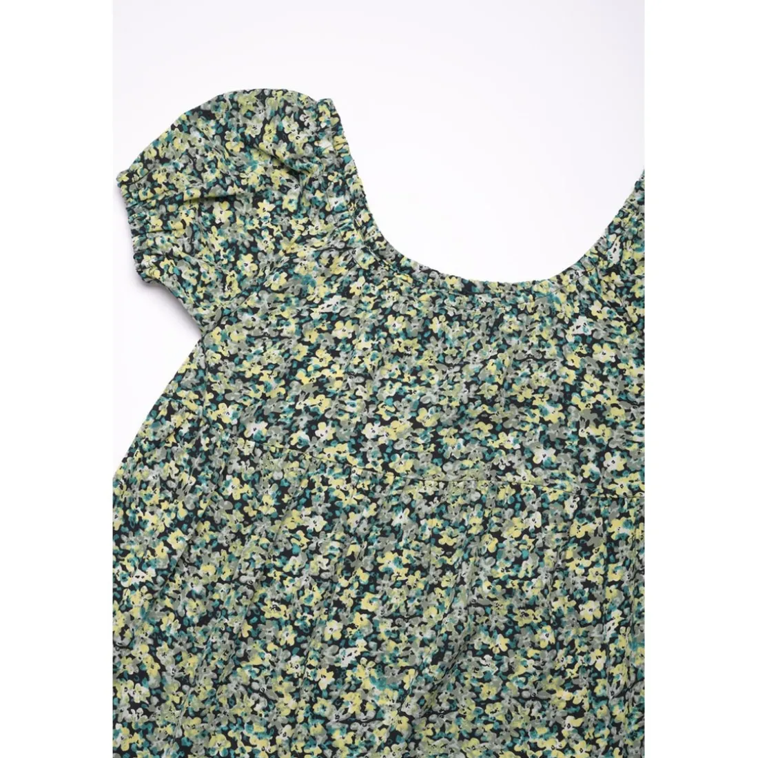Robe evasée fille, patineuse ALMOGI vert
