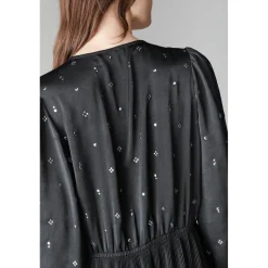 Robe evasée, patineuse DONA - Noire
