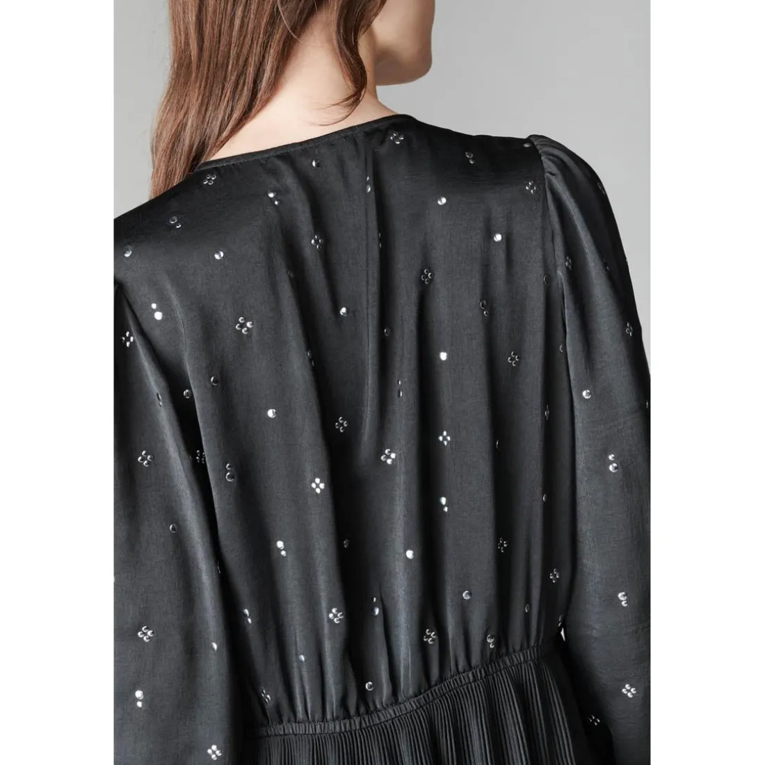 Robe evasée, patineuse DONA - Noire