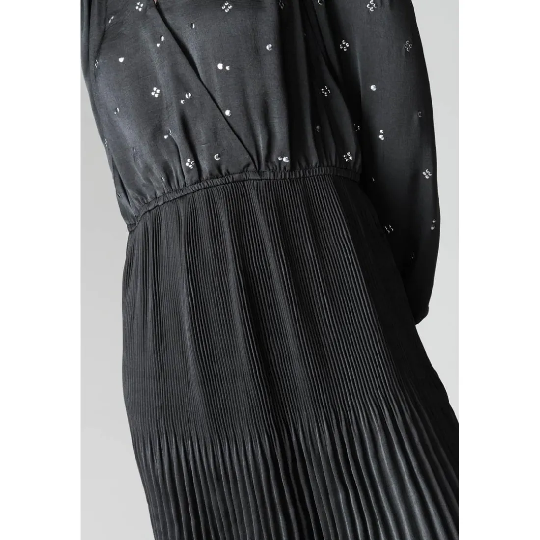 Robe evasée, patineuse DONA - Noire