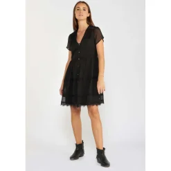 Robe evasée, patineuse INAYA noir