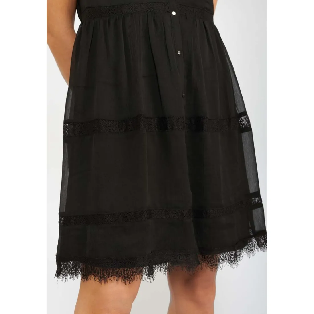 Robe evasée, patineuse INAYA noir