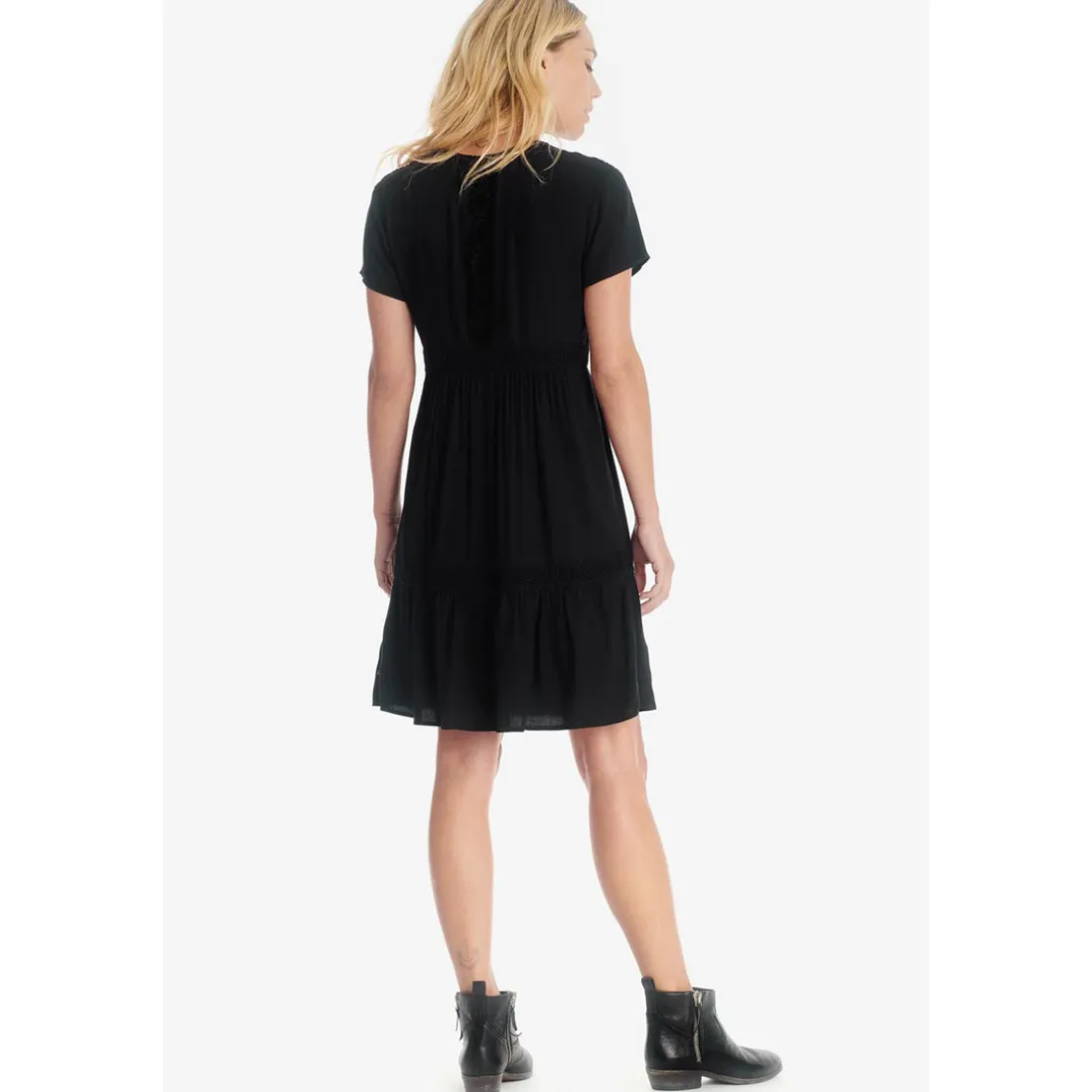 Robe evasée, patineuse MONA noir