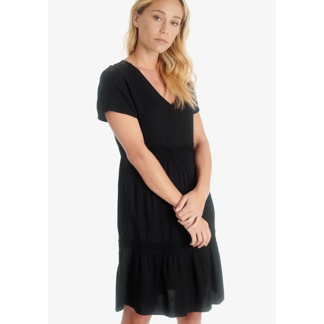 Robe evasée, patineuse MONA noir
