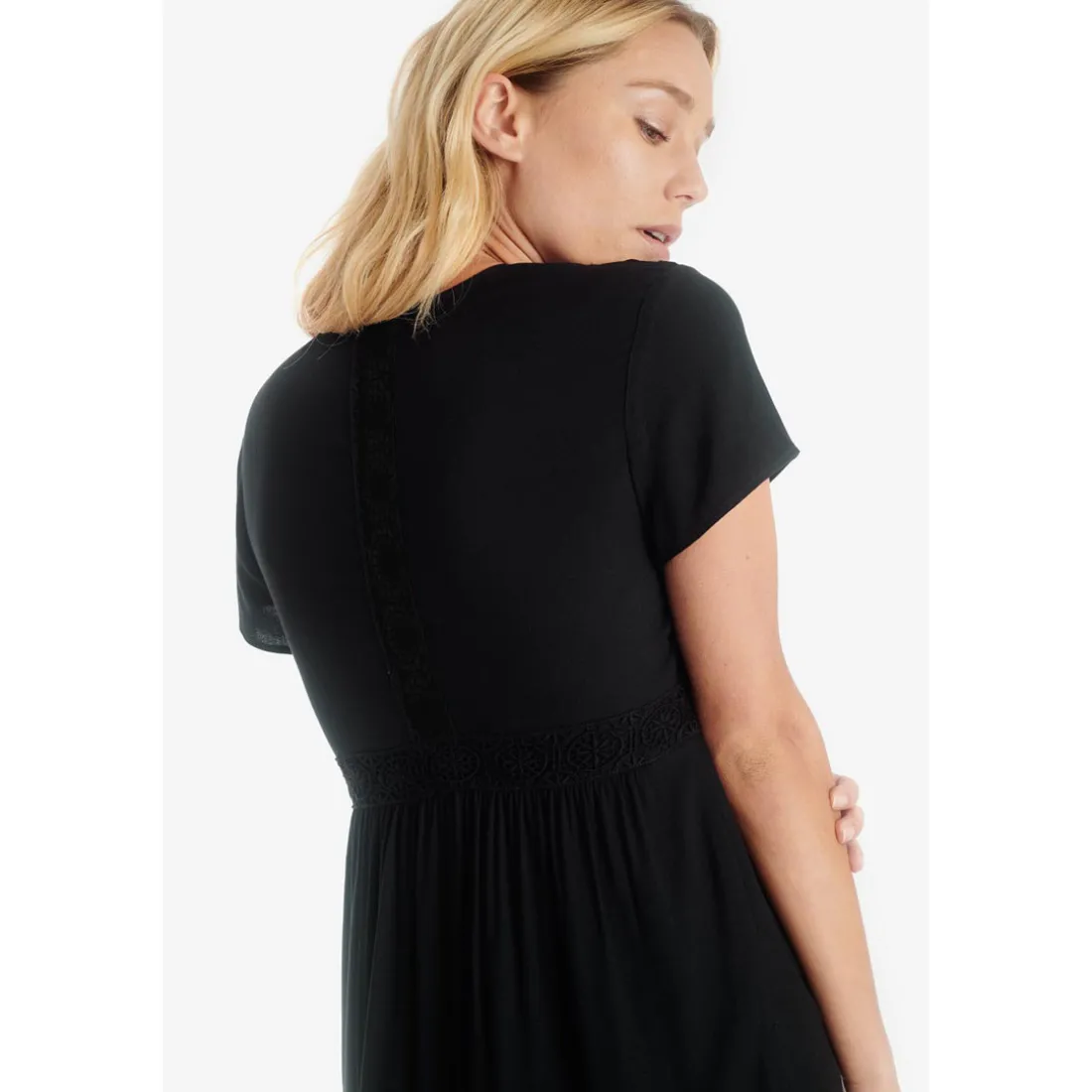 Robe evasée, patineuse MONA noir