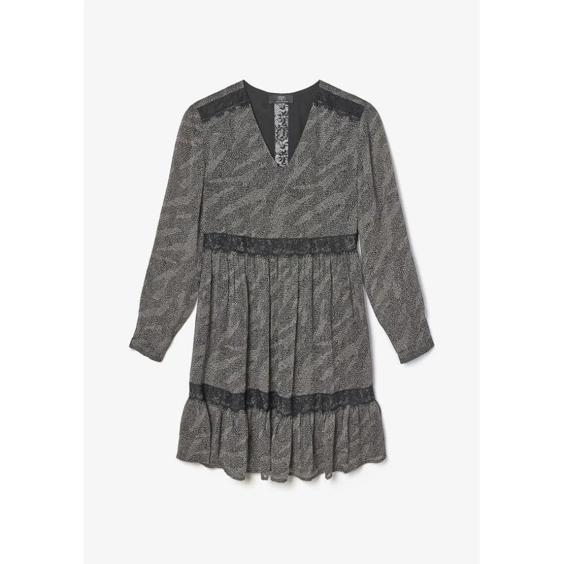 Robe evasée, patineuse RENA noir