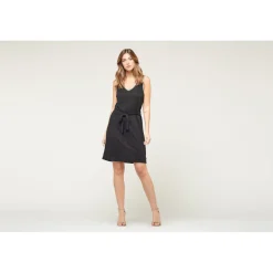 Robe evasée, patineuse TELLY noir