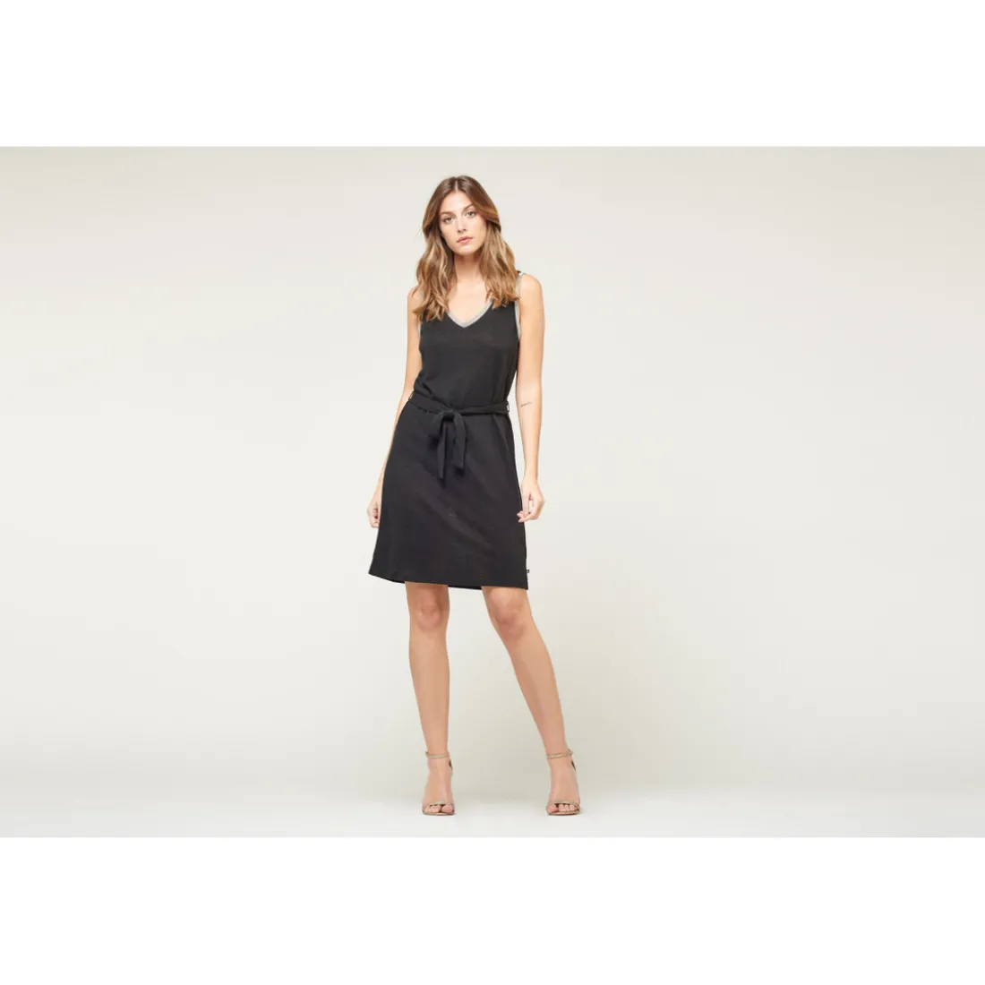 Robe evasée, patineuse TELLY noir