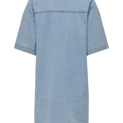 Robe Jean Courte ONLBELLE - Bleu Lucy en coton