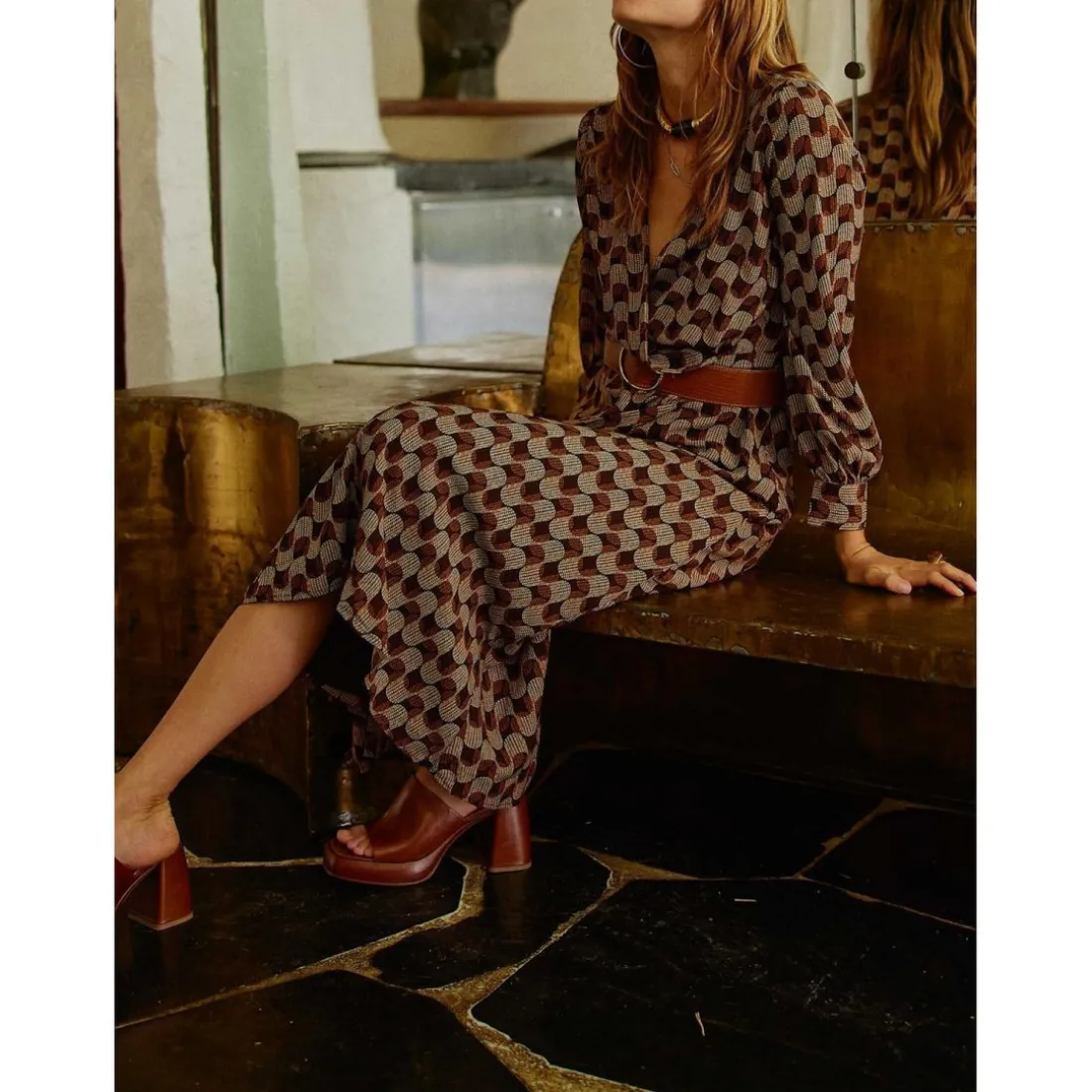 Robe KAMO - Marron