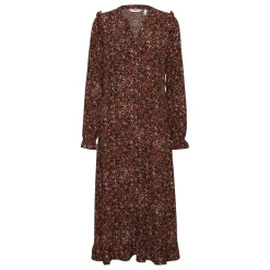 Robe légère femme terracotta en viscose