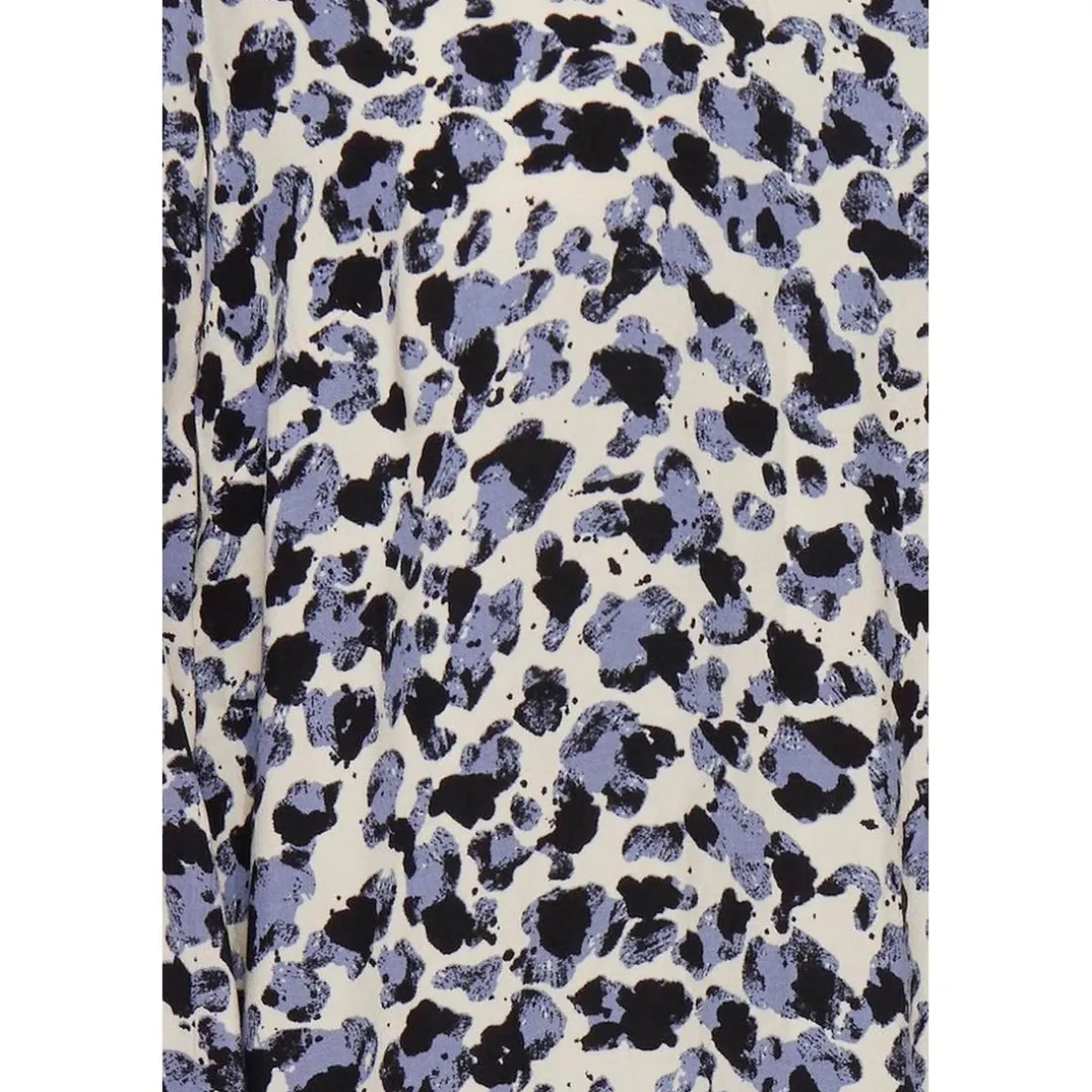 Robe légère imprimée bleu stone en viscose