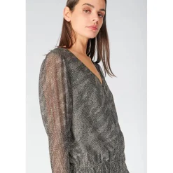 Robe longue droite - Noire