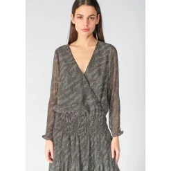 Robe longue droite - Noire