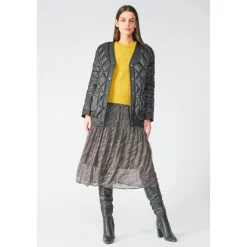 Robe longue droite - Noire