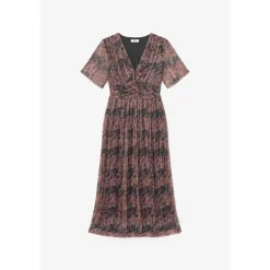 Robe longue droite AMIEL rouge