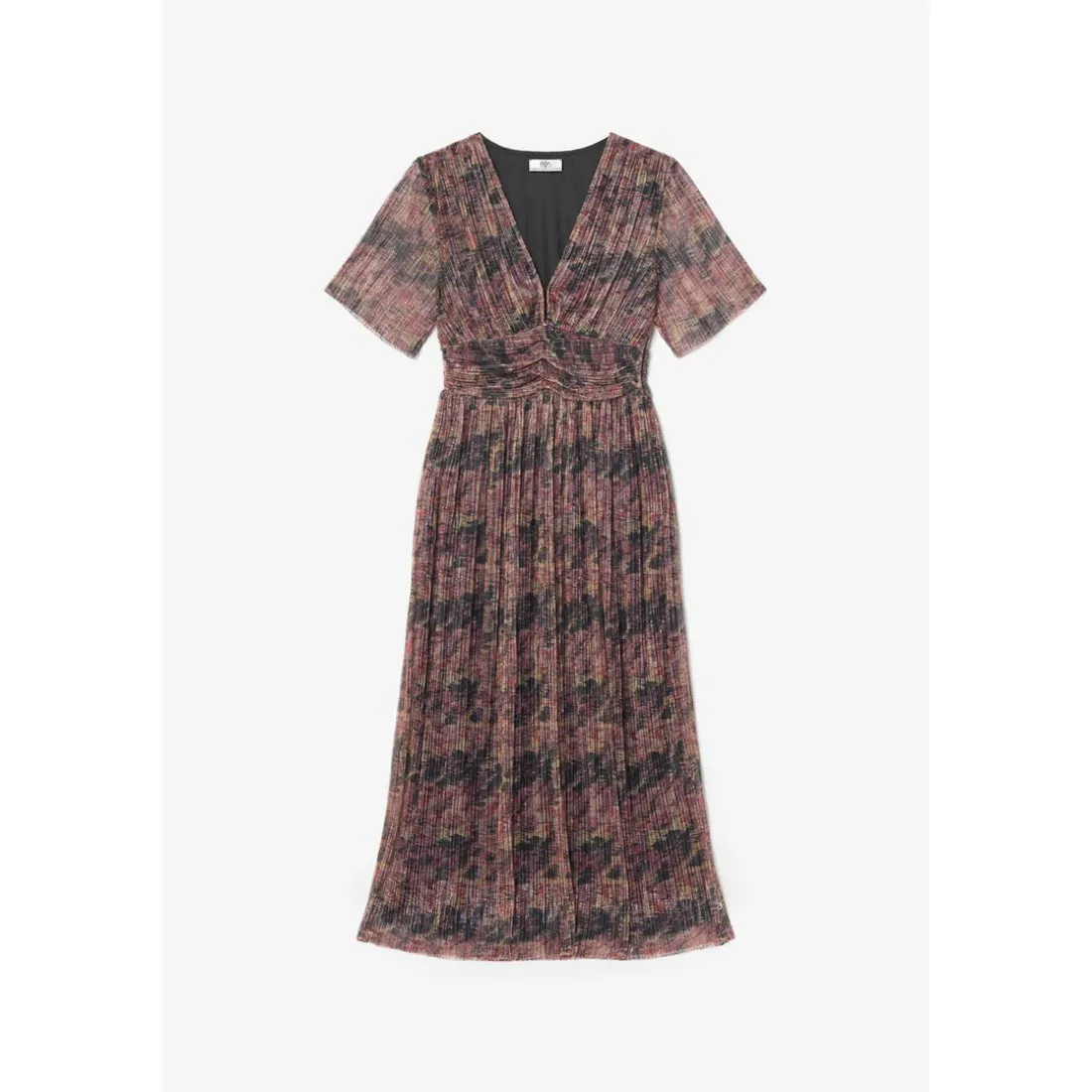 Robe longue droite AMIEL rouge