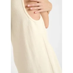 Robe longue droite DIEGA beige Eden