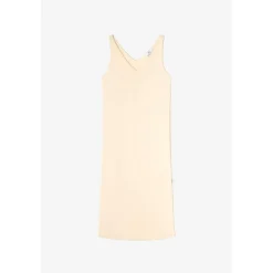 Robe longue droite DIEGA beige Eden