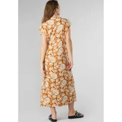 Robe longue droite JOUBARB blanc Yara en viscose