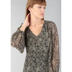 Robe longue droite KIP noir