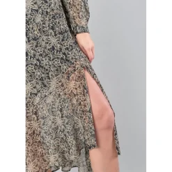 Robe longue droite KIP noir