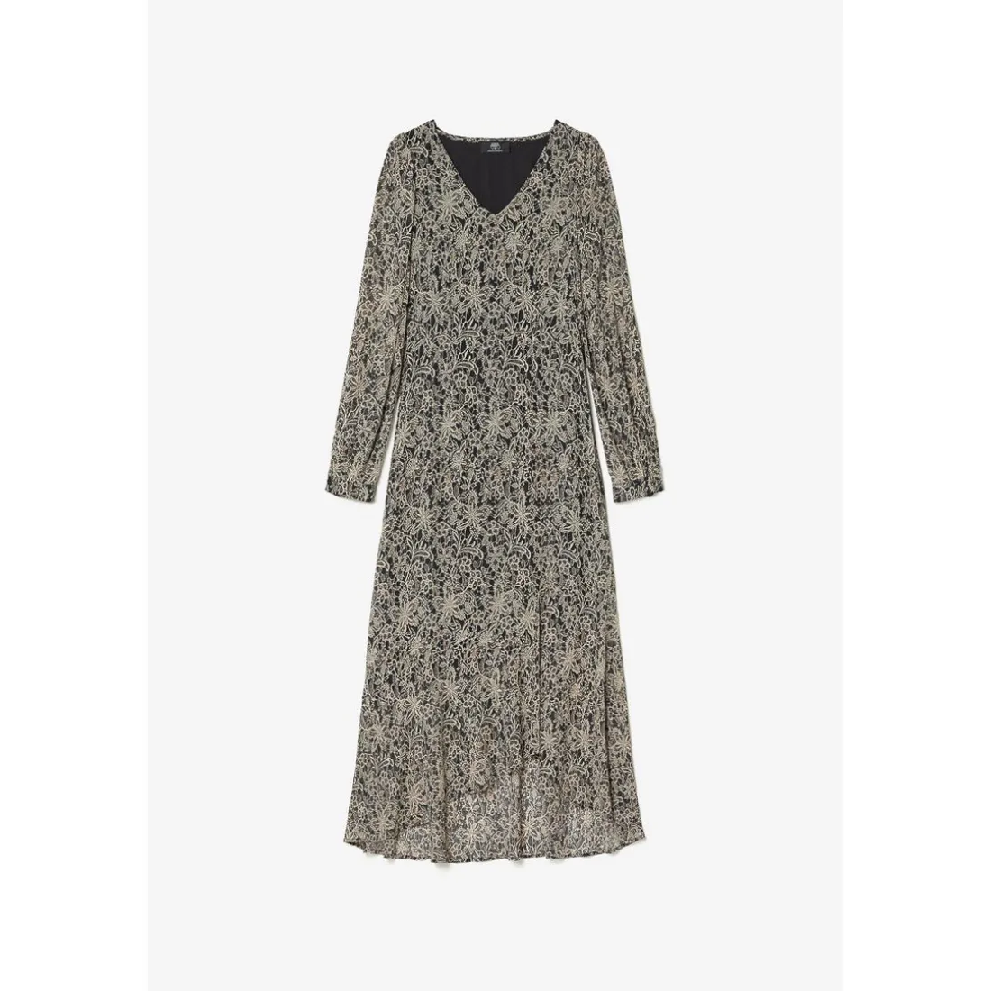 Robe longue droite KIP noir