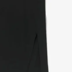 Robe longue droite ROJO noir Vera en coton