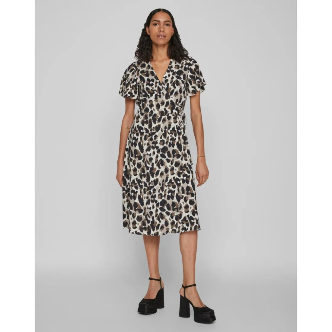 Robe longue gris clair Isla