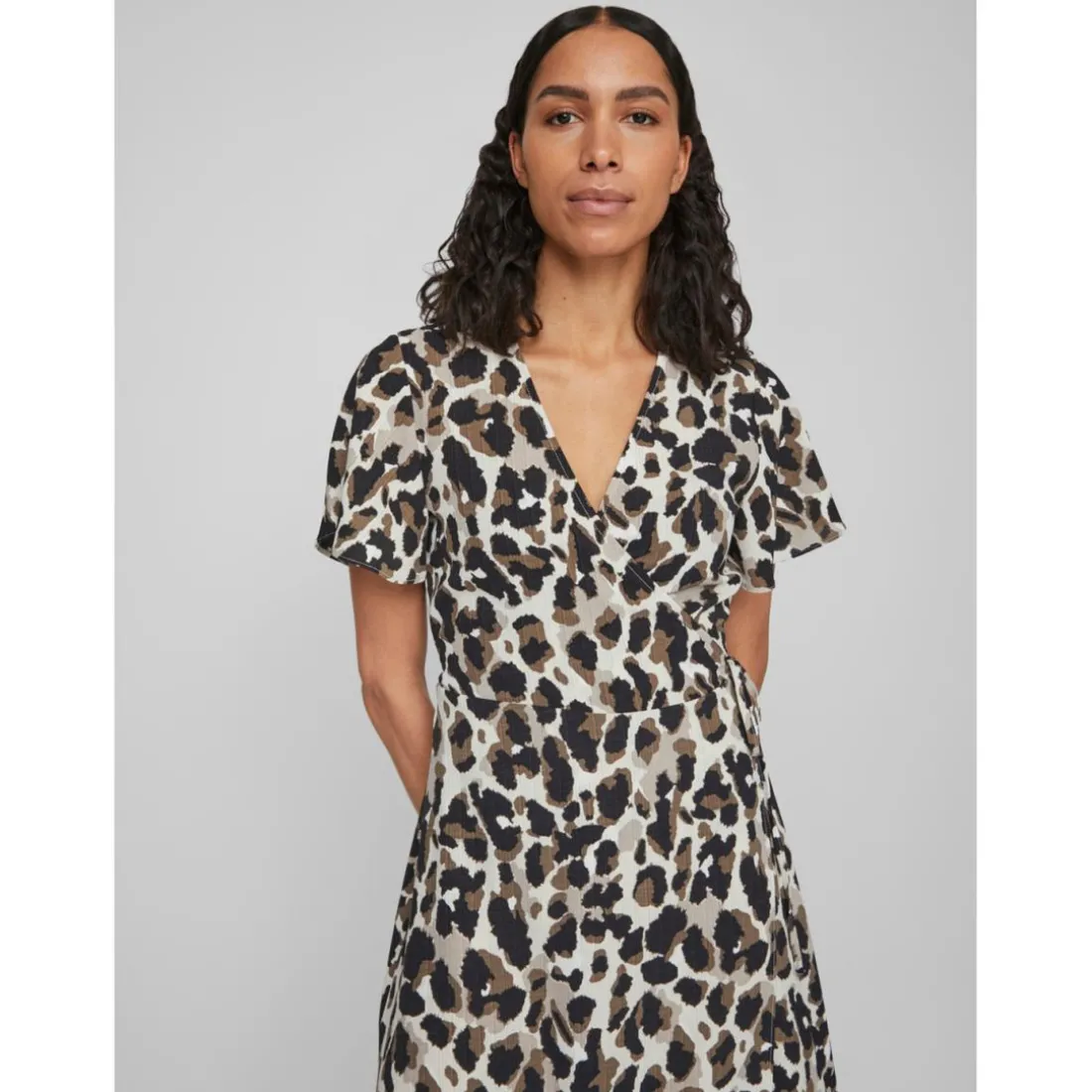 Robe longue gris clair Isla
