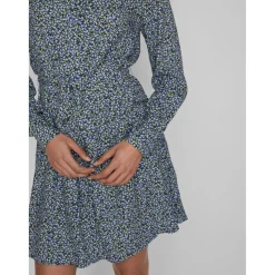 Robe longue noir en viscose Trix