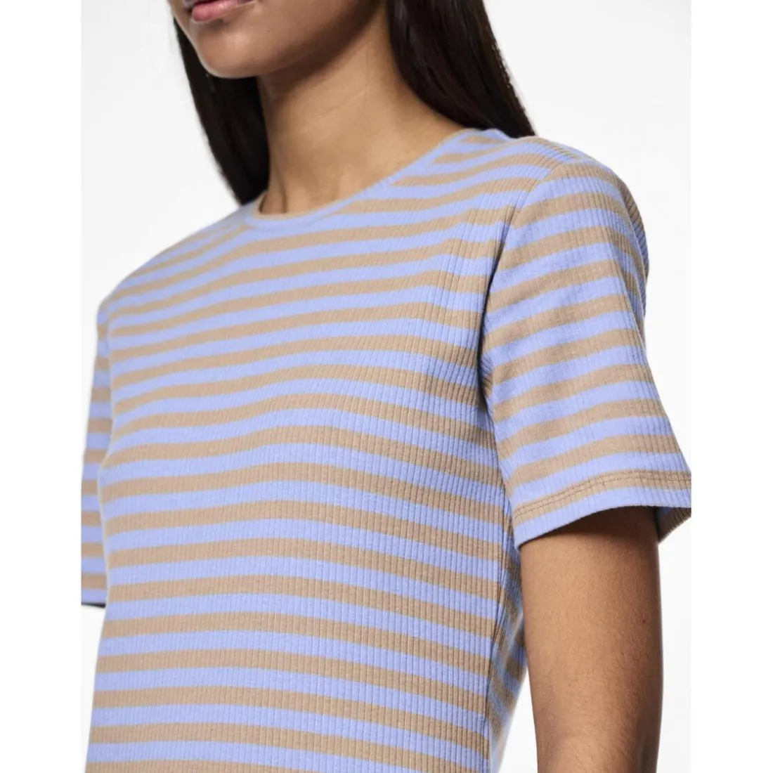 Robe manches courtes Ruka bleu en coton Lou