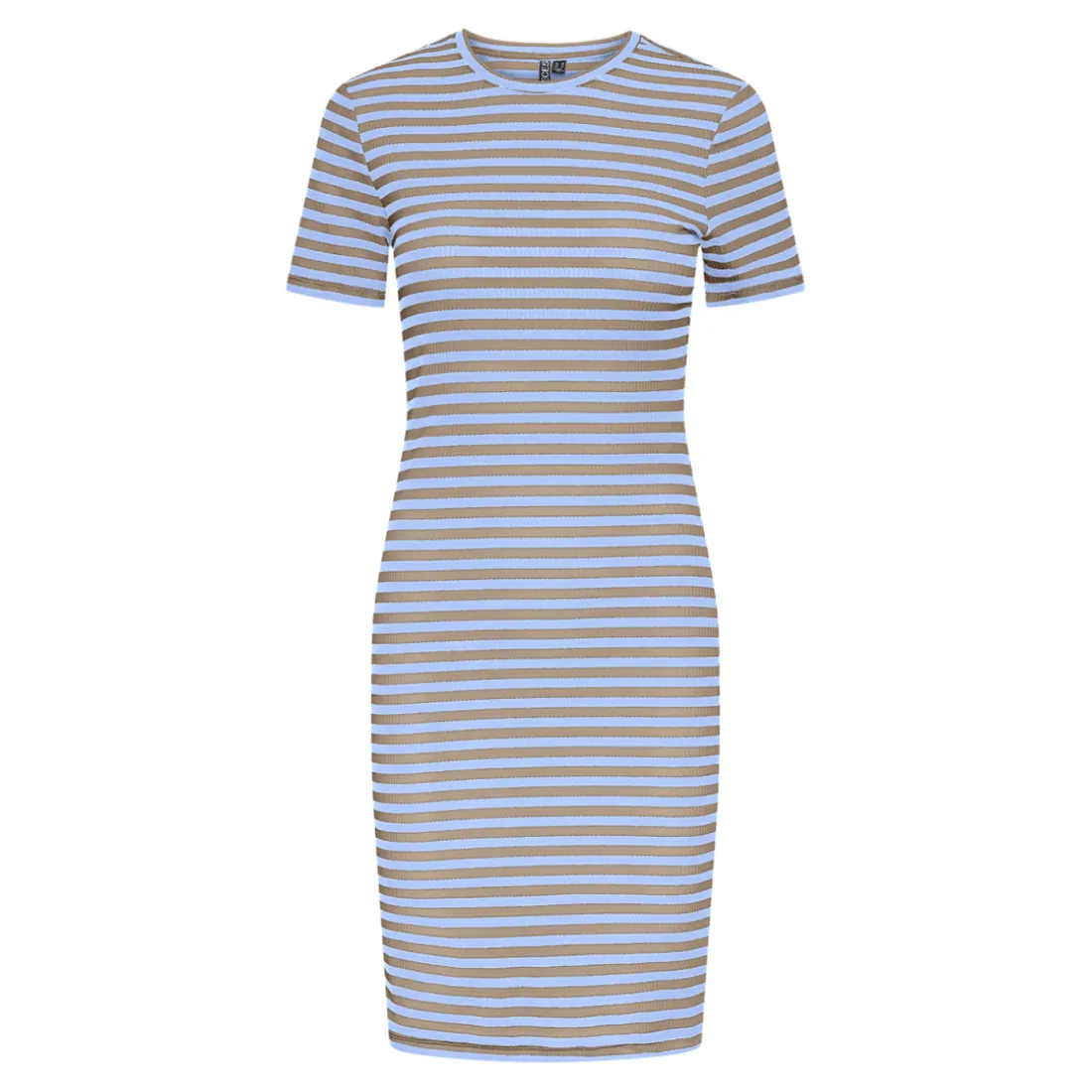 Robe manches courtes Ruka bleu en coton Lou