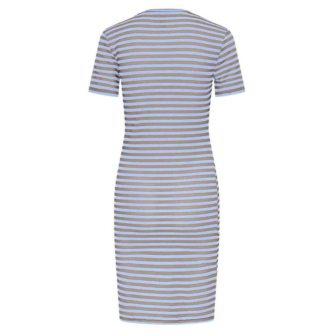 Robe manches courtes Ruka bleu en coton Lou